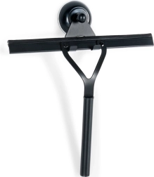 Melns stikla tīrāmais ar piesūcekņa āķi