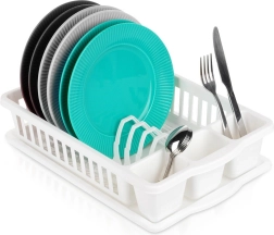 Balts trauku notecināmais statīvs 39,5 × 26 × 8,5 cm