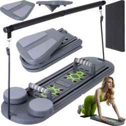 Daudzfunkcionāls pilates dēlis TRIZAND 97 × 35 cm ar rokturiem vingrošanai