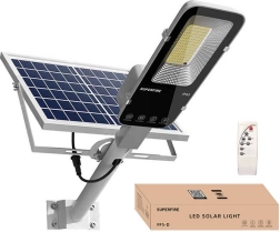 Saules ielas lampa Superfire ar tālvadību, 1400 lm, 20000 mAh, IP65