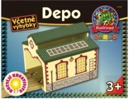 Bērnu depo divām lokomotīvēm