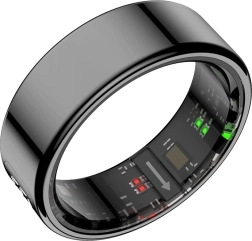 Smart Ring COLMI R12 with LED display (black, size 9)