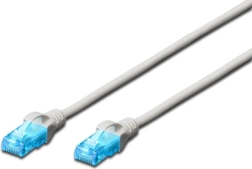Patch cord U/UTP category 5e 0.5m gray