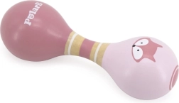 Divpusēja koka rumba bumba ar lapsu Polar B