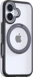 Vāciņš TORRAS Ostand R Fusion iPhone 16 — melns