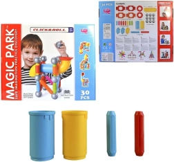 MaDe Construction Set with Magnets - 30 pcs
