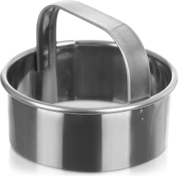 Nerūsējošā tērauda formiņa cepumiem, pīrādziņiem un virtuļiem 6 cm