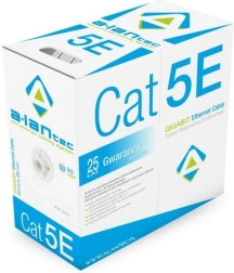 Tīkla kabelis U/UTP cat 5e ALANTEC, PVC, 4 pāri, 305 m (Eca)