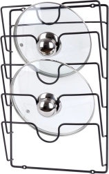 Metāla sienas vāku turētājs Vilde, melns