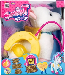 Interaktīvs plīša vienradzis Lucky ar pavadiņu SPIRIT