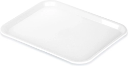 Balta plastmasas servēšanas paplāte 45,5 × 35,5 cm
