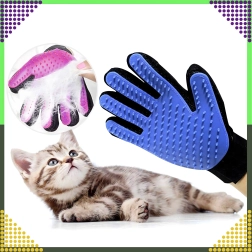 Masāžas un izsukāšanas cimds suņiem un kaķiem