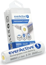 Akumulators EverActive 18650 ar micro USB 3500 mAh