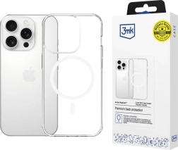 Transparent Magnetic Armor MagCase for iPhone 15 Pro Max with MagSafe