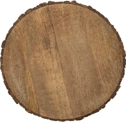 Wooden cutting boards and serving tray made of mango wood 39 cm