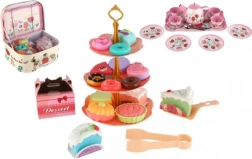 Bērnu metāla tējas komplekts koferītī