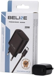 Tīkla lādētājs 20W USB‑C + USB‑C kabelis – Balta