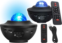 LED zvaigžņu projektors ar Bluetooth skaļruni un tālvadību