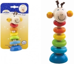 Detoa koka rotaļlieta žirafe uz atsperes