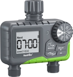 RainPoint Dual-Zone Hose Timer for Garden