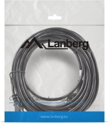 Barošanas kabelis LANBERG CEE 7/7 – IEC 320 C13, VDE, 10 m, melns