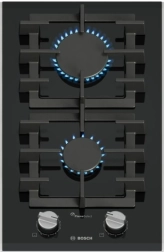 Bosch gāzes plīts virsma ar FlameSelect