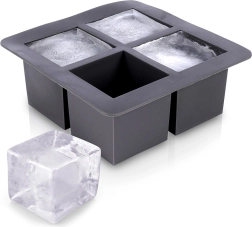 Silikona forma XXL ledus kubiņiem 15,5 × 15,5 × 6 cm