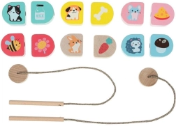 Cubika Ko mēs ēdam – savēramais koka komplekts