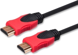 HDMI kabelis 2.0, 3 m, melns, apzeltīti uzgaļi, ethernet/3D, 4K