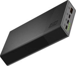 Green Cell PowerPlay 20000mAh 22,5W melna ārējā baterija