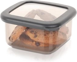 Kvadrātveida trauks beramajiem produktiem ar vāciņu, 400 ml