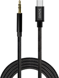 USB‑C uz 3,5 mm mini‑jack kabelis 2 m