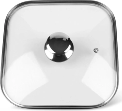 Stikla kvadrātveida vāks Grande 27 × 27 cm Orion
