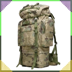 Tactical hiking backpack 65 L camouflage