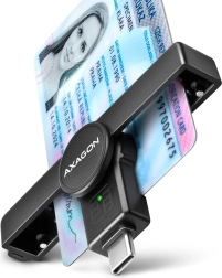 Kabatas karšu lasītājs AXAGON PocketReader USB‑C