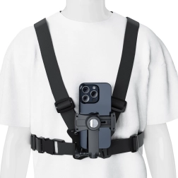 Krūšu siksna tālrunim un GoPro ar spogulīti