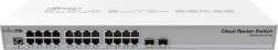 Managed switch 24× gigabit ethernet with 2× sfp+ mikrotik crs326-24g-2s+rm