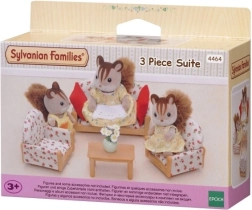 Trīsdaļīga dīvānu un krēslu komplekts SYLVANIAN FAMILIES mājiņai