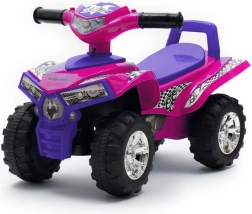 BABY MIX Pink Kids’ Quad Ride-On with Sounds