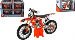 Motocikla replika KTM 450 SX-F Factory Edition 2018 no Bburago