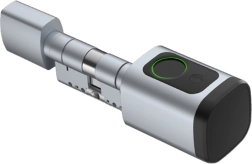 Digital lock cylinder Avatto 80 mm silver