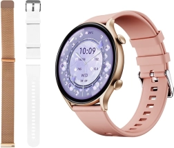Viedpulkstenis X19 Bluetooth rozā