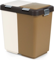 Plastmasas šķiroto atkritumu tvertne 2×10 l ORION