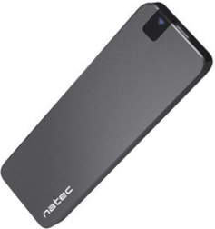 Alumīnija ārējais korpuss SSD M.2 NVMe NATEC rhino ar USB‑C 3.2 Gen 2 (10 Gb/s)
