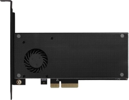 Iekšējais PCIe x4 adapteris 1× M.2 NVMe M-key un 1× M.2 SATA B-key ar aktīvo un pasīvo dzesēšanu AXAGON