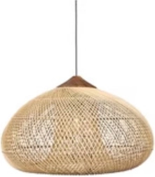 Piekaramais rotangpalmas gaismeklis 50 cm – Dabīgs
