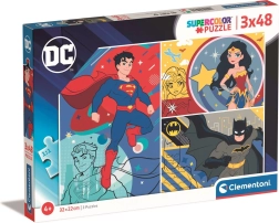Puzle 3×48 detaļas DC Comics