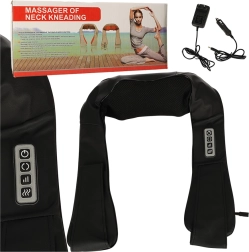 Šiatsu masāžas apkakle ar sildīšanu kaklam, pleciem un mugurai