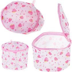 Tīkliņmaisiņš veļai apakšveļai ar zemeņu rakstu