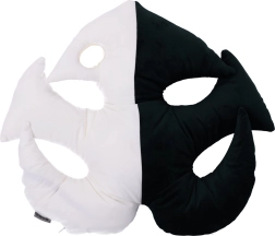 Dekoratīvs plīša spilvens lapas formā – Typ 2